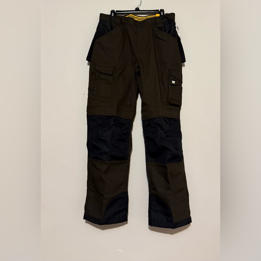 Caterpillar CAT Cargo Pants Mens 34x32 Black Outdoors Utility Work Pants NWT